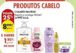 Pingo Doce Champô Pantene promoção