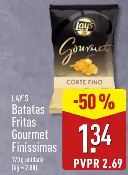 ALDI Lay's batatas fritas gourmet finíssimas promoção