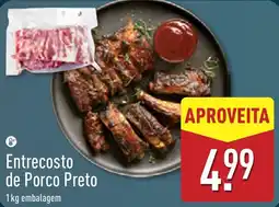 ALDI Entrecosto de Porco Preto promoção