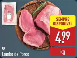 ALDI Lombo de Porco promoção