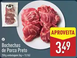 ALDI Bochechas de Porco Preto promoção