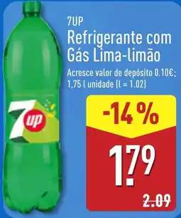 ALDI 7up refrigerante com gás lima-limão promoção