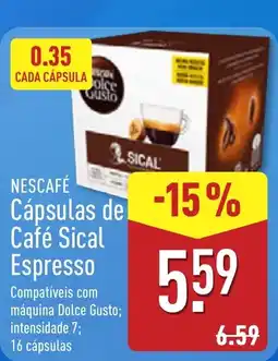 ALDI Cápsulas de Café Sical Espresso promoção