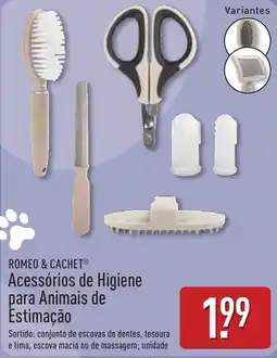 ALDI romeo & cachet acessórios de higiene para animais de estimação promoção