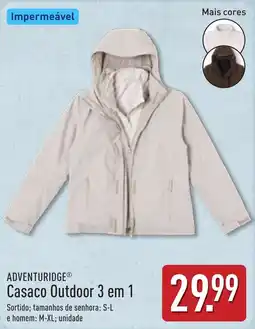 ALDI Casaco outdoor 3 em 1 promoção