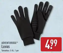 ALDI Luvas adventuridge promoção
