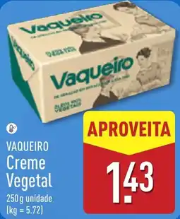 ALDI Vaqueiro Creme Vegetal promoção