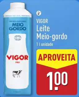 ALDI Vigor leite meio-gordo promoção