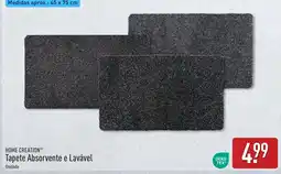 ALDI Home creation tapete absorvente e lavável promoção