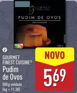 ALDI Gourmet finest cuisine® pudim de ovos promoção