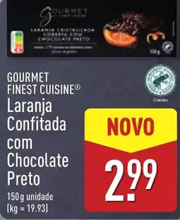 ALDI Gourmet finest cuisine laranja confitada com chocolate preto promoção