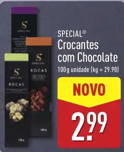 ALDI Special crocantes com chocolate promoção