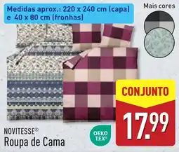ALDI Roupa de Cama Novitesse promoção