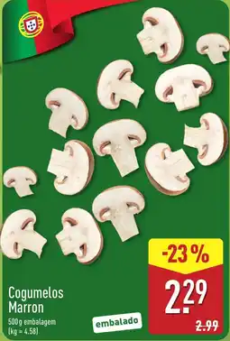 ALDI Cogumelos Marron promoção