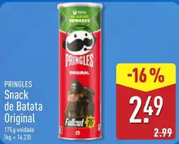 ALDI Pringles Snack de Batata Original promoção