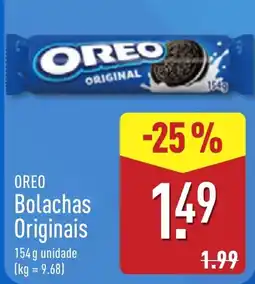 ALDI oreo bolachas originais promoção