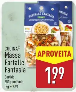 ALDI Cucina Massa Farfalle Fantasia promoção