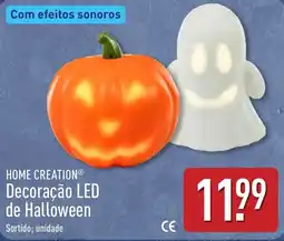 ALDI Home creation decoração led de halloween promoção