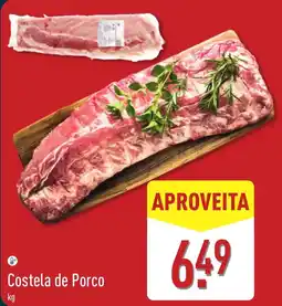 ALDI Costela de Porco promoção
