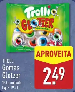 ALDI Trolli Gomas Glotzer promoção