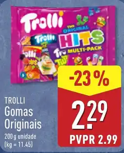 ALDI Trolli Gomas Originais promoção