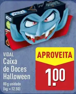 ALDI Vidal caixa de doces halloween promoção