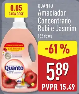 ALDI Amaciador concentrado rubi e jasmim promoção