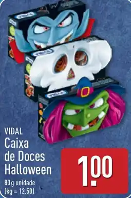ALDI Vidal caixa de doces halloween promoção