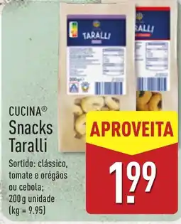 ALDI Cucina snacks taralli promoção