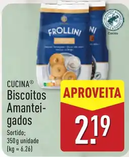 ALDI Cucina Biscoitos Amanteigados promoção