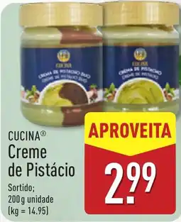 ALDI Cucina creme de pistáco promoção