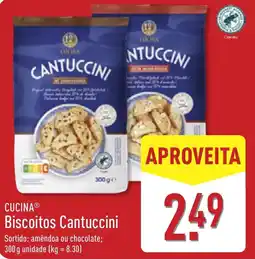 ALDI Cucina Biscoitos Cantuccini promoção