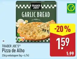 ALDI Trader Joe's Pizza de Alho promoção