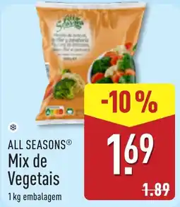 ALDI All Seasons Mix de Vegetais promoção