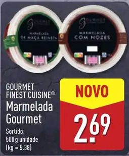 ALDI Gourmet finest cuisine marmelada gourmet promoção