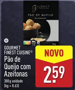 ALDI Gourmet finest cuisine pão de queijo com azeitonas promoção