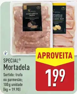 ALDI Special mortadela promoção