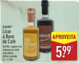 ALDI Ravini licor à base de café promoção