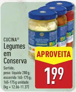 ALDI Cucina legumes em conserva promoção