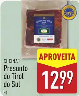 ALDI Cucina presunto do tirol do sul promoção