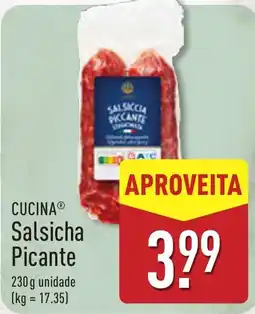 ALDI Cucina salsicha picante promoção