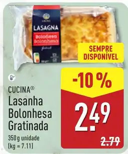 ALDI Cucina lasanha bolonhesa gratinada promoção