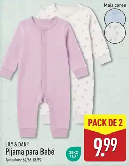 ALDI Pijama para Bebé promoção