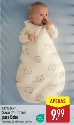 ALDI Saco de dormir para bebé lily & dan® promoção