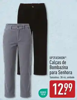 ALDI Up2fashion calças de bombazina para senhora promoção