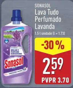 ALDI sonasol lave tudo perfumado lavanda promoção