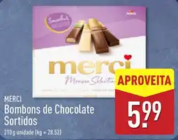 ALDI Merci Bombons de Chocolate Sortidos promoção