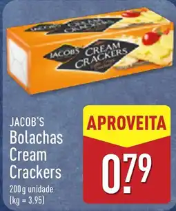ALDI Jacob's bolachas cream crackers promoção