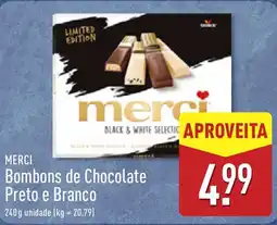 ALDI Merci Bombons de Chocolate Preto e Branco promoção