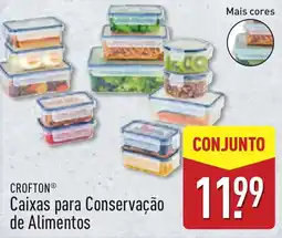 ALDI Caixas para Conservação de Alimentos Crofton promoção
